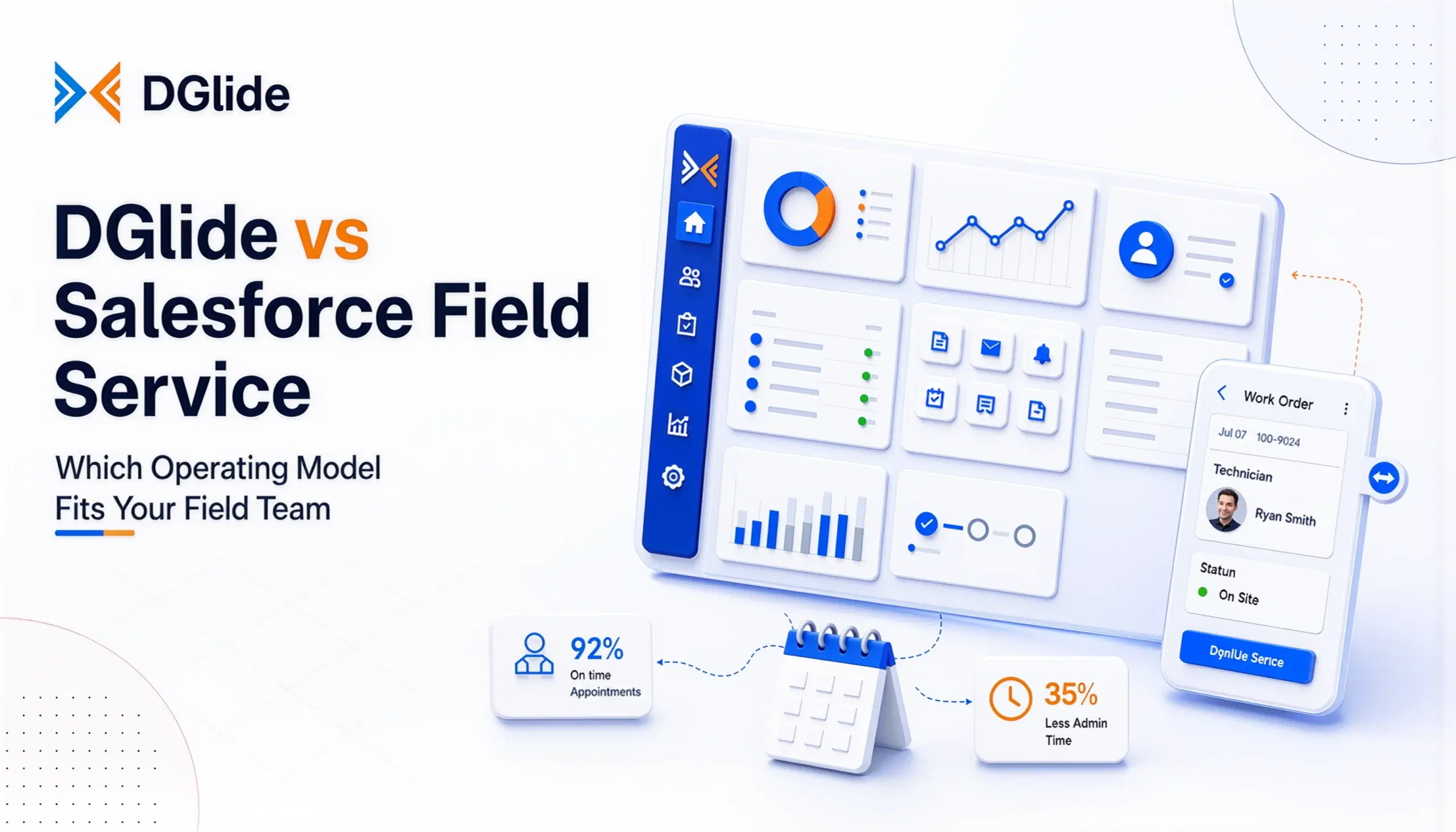 DGlide vs Salesforce Field Service: Which Operating Model Fits Your Field Team?